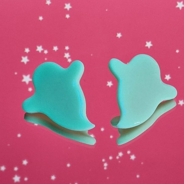 💀🎃👻 Ghost Studs Night Glow 🌟