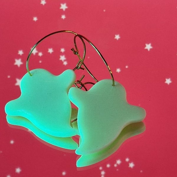 💀🎃👻 Ghost Hoops Night Glow 🌟